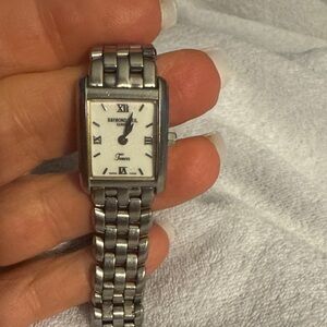 Raymond Weil Silver Tonneau Watch